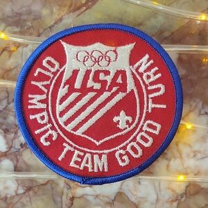 USA Olympic Team Red and Blue Patch